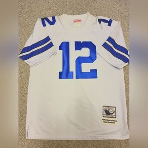 Roger Staubach Dallas Cowboys Mitchell & Ness Jersey Size 50